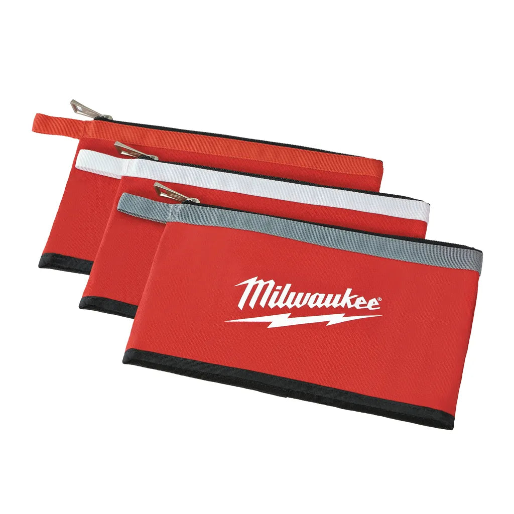 3 Pk Zipper Pouches-Milwaukee-48-22-8193-5487