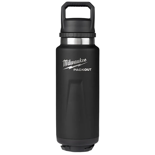 Packout 36Oz Insulated Bottle With Chug Lid - Black-Milwaukee-48-22-8397B-10287