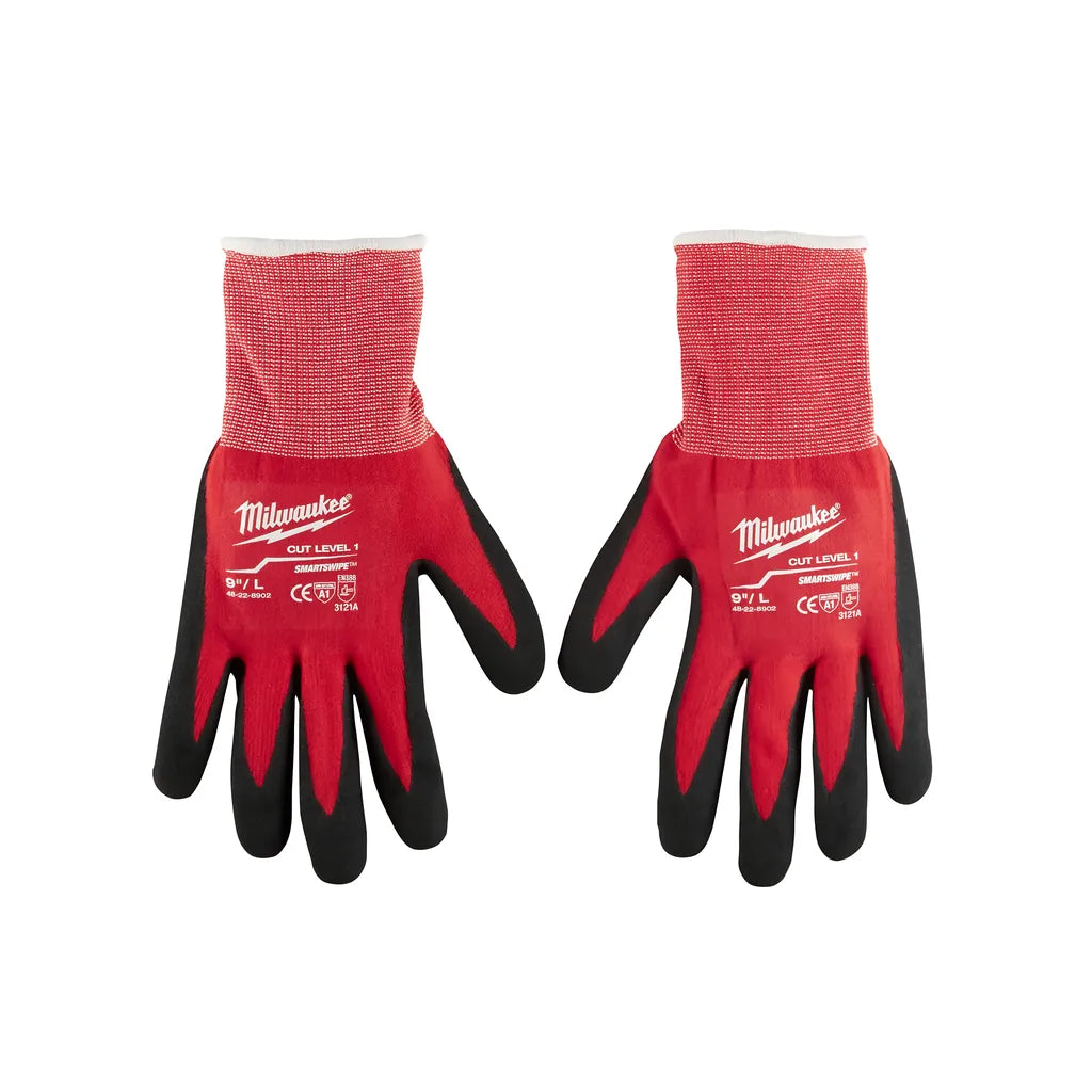 Cut Level 1 Nitrile Dipped Gloves - L-Milwaukee-48-22-8902-799