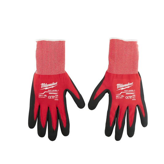 Cut Level 1 Nitrile Dipped Gloves - Xl-Milwaukee-48-22-8903-805