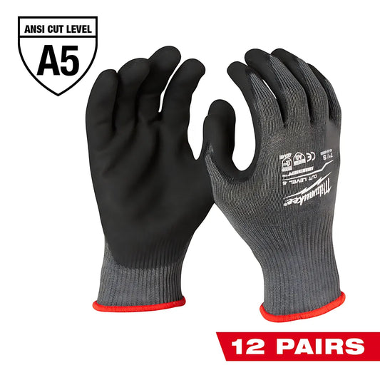 Cut 5 Dipped Gloves - L-Milwaukee-48-22-8951B-783