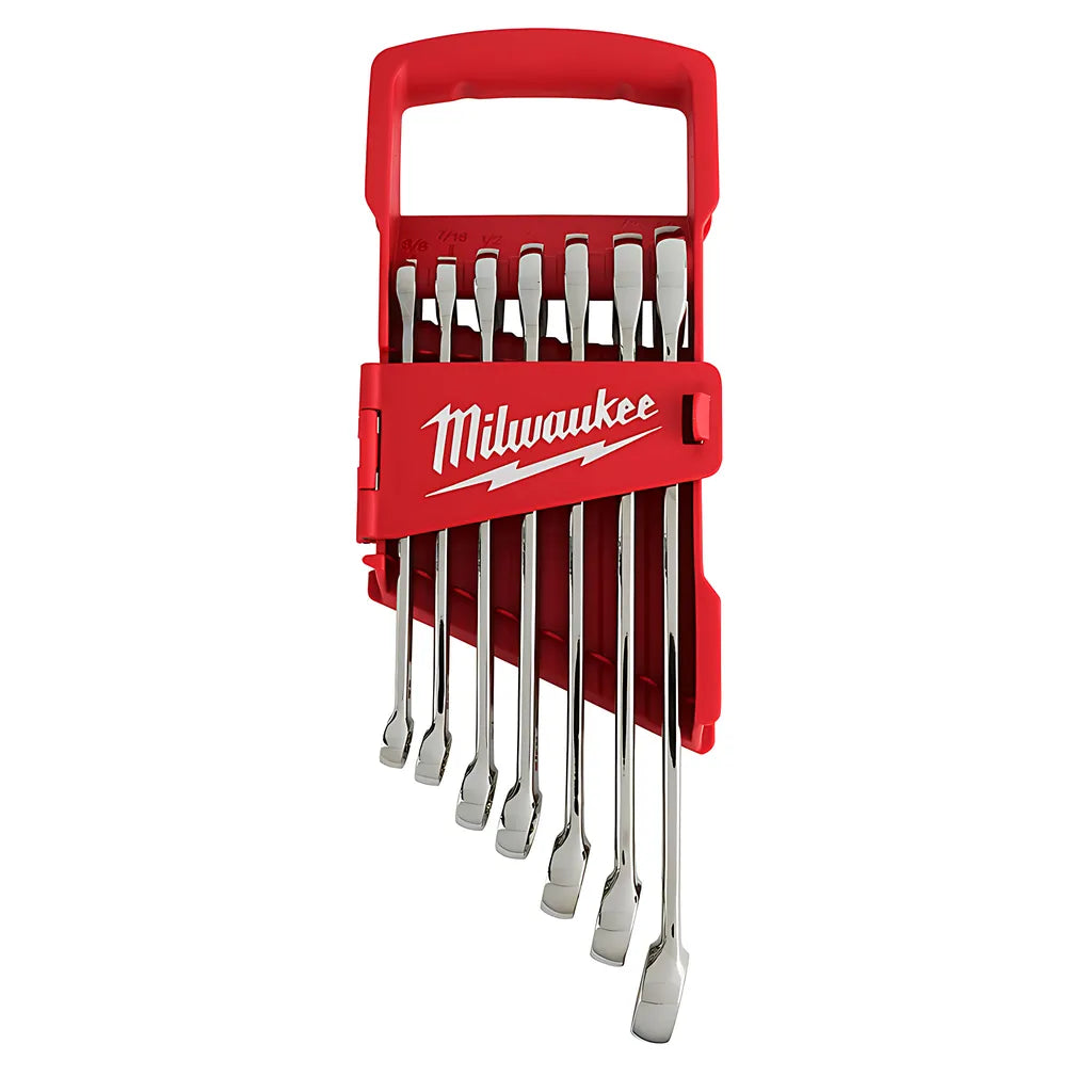 7-Piece Combination Wrench Set - Sae-Milwaukee-48-22-9407-6863