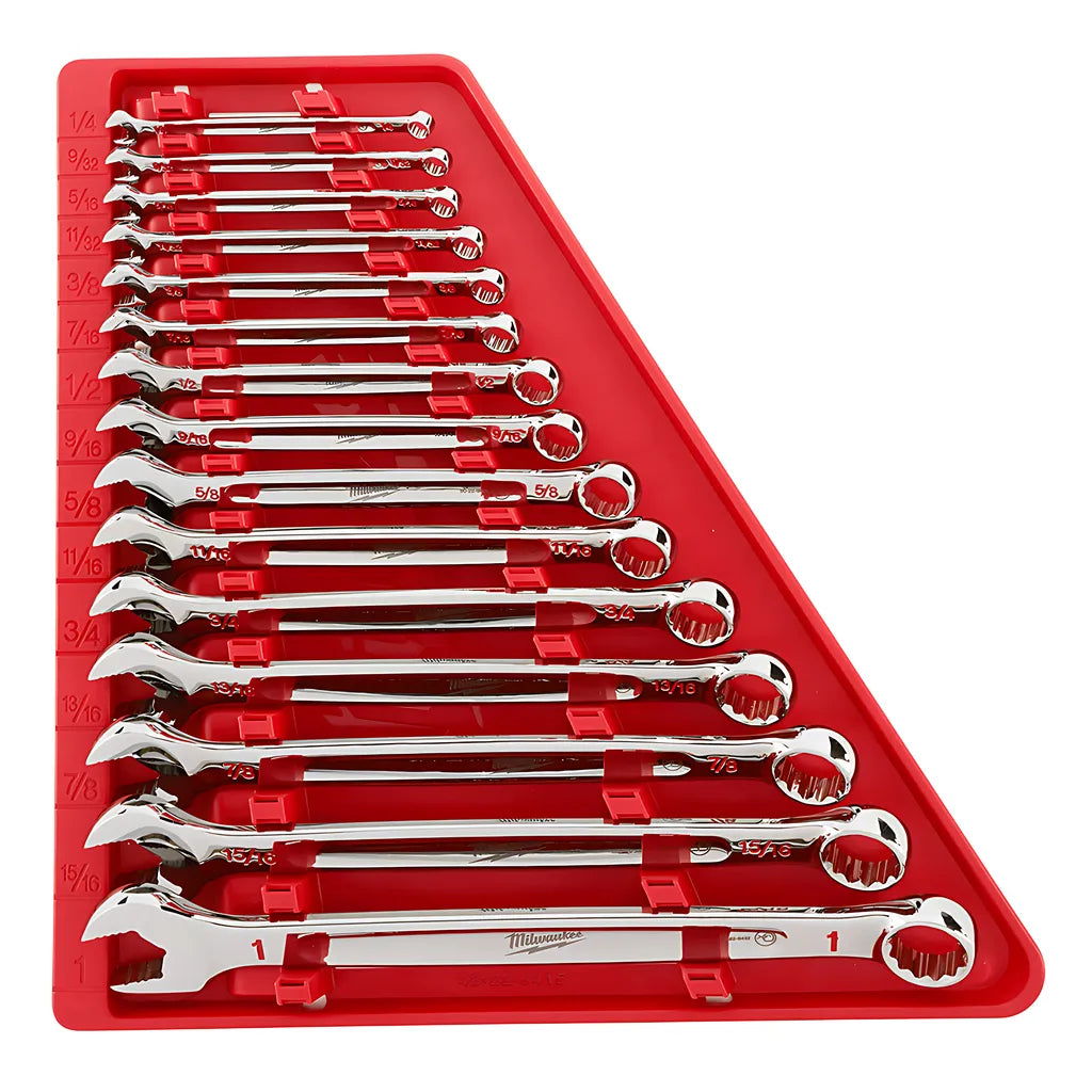 15-Piece Combination Wrench Set - Sae-Milwaukee-48-22-9415-4855