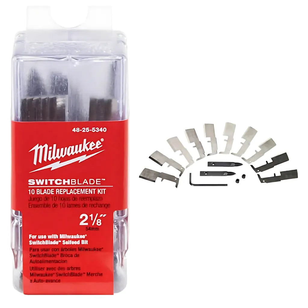 1-1/2 In. Switchblade 10 Blade Replacement Kit-Milwaukee-48-25-5325-4242