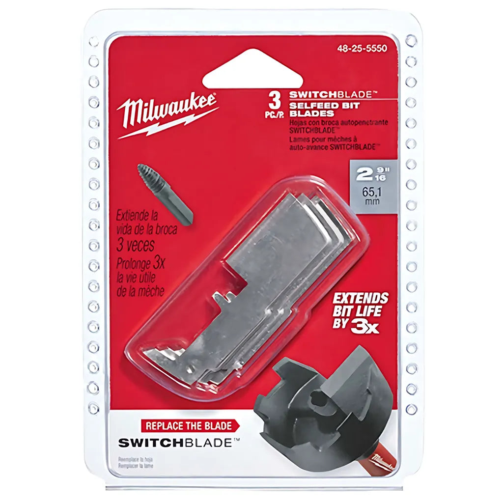 2-1/8 In. Switchblade Replacement Blades 3Pk-Milwaukee-48-25-5540-5212