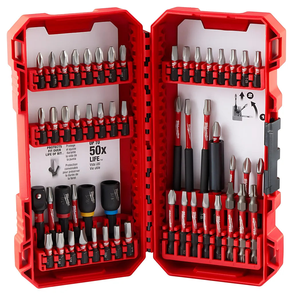 Shockwave Impact Duty Driver Bit Set - 54Pc-Milwaukee-48-32-4010-11020