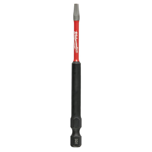 Shockwave 3-1/2 In. Impact Square Recess #1 Power Bits 25Pk-Milwaukee-48-32-4194-11205