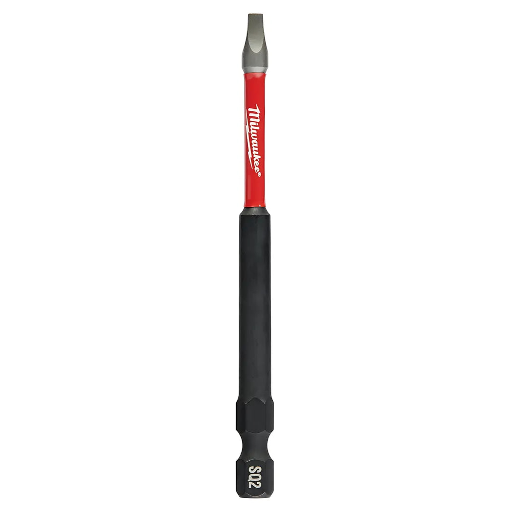 Shockwave 3-1/2 In. Impact Square Recess #2 Power Bits 25Pk-Milwaukee-48-32-4195-11208