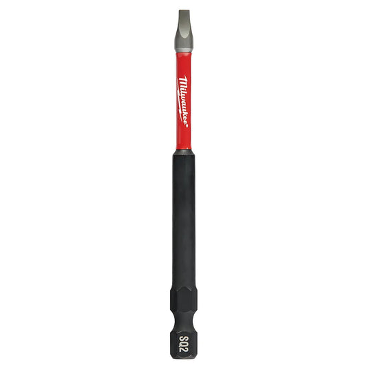 Shockwave 3-1/2 In. Impact Square Recess #2 Power Bits 25Pk-Milwaukee-48-32-4195-11208
