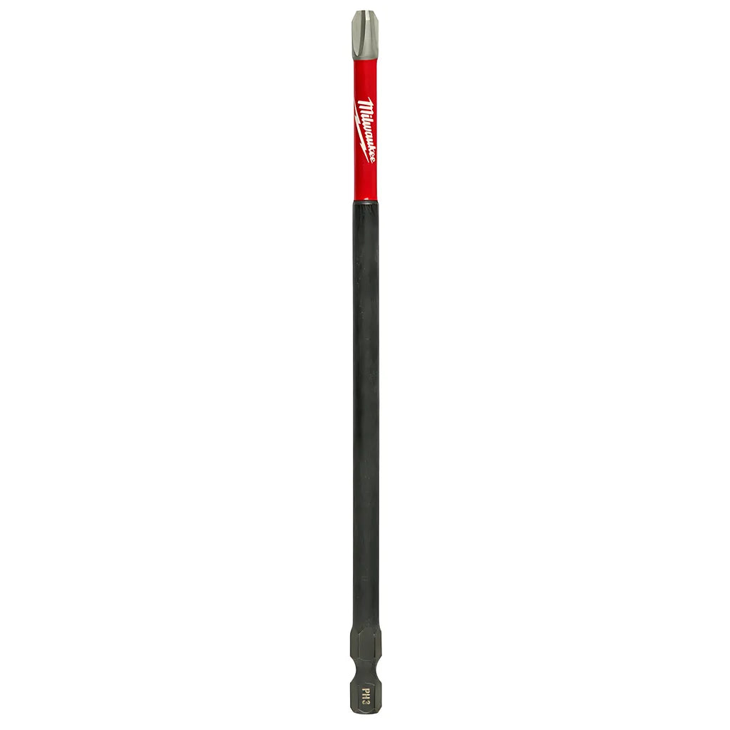 Shockwave 6 In. Impact Phillips #3 Power Bits 10Pk-Milwaukee-48-32-4208-11247