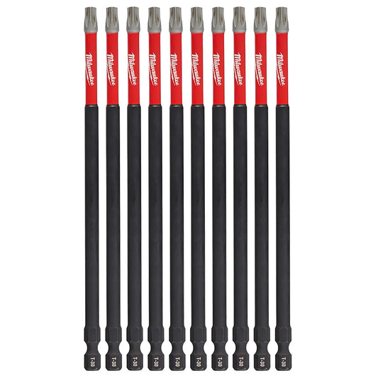 Shockwave 6 In. Impact Torx® T30 Impact Driver Bit 10Pk-Milwaukee-48-32-4248-11261