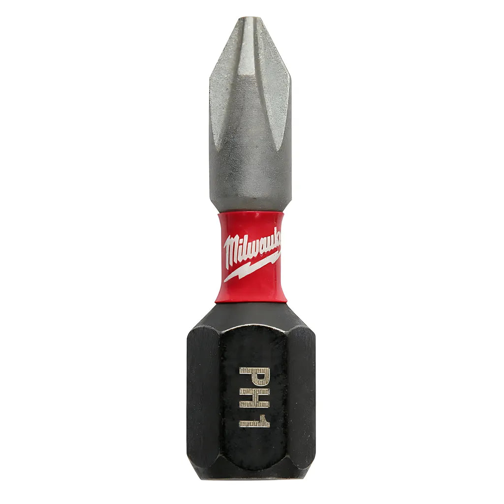 Shockwave 2-Piece Impact Phillips #1 Insert Bits-Milwaukee-48-32-4411-11165