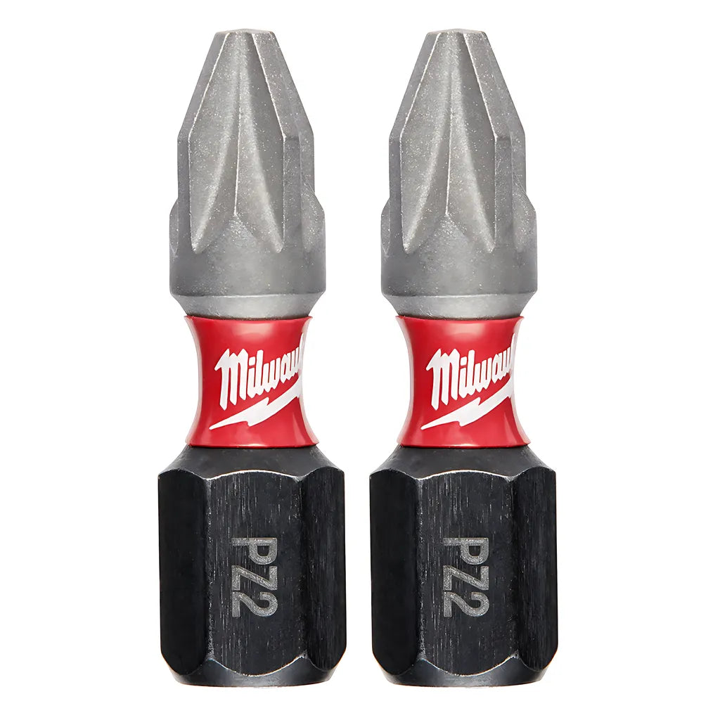 Shockwave 2-Piece Impact Phillips #2 Insert Bits (2 Pack)-Milwaukee-48-32-4432-11169