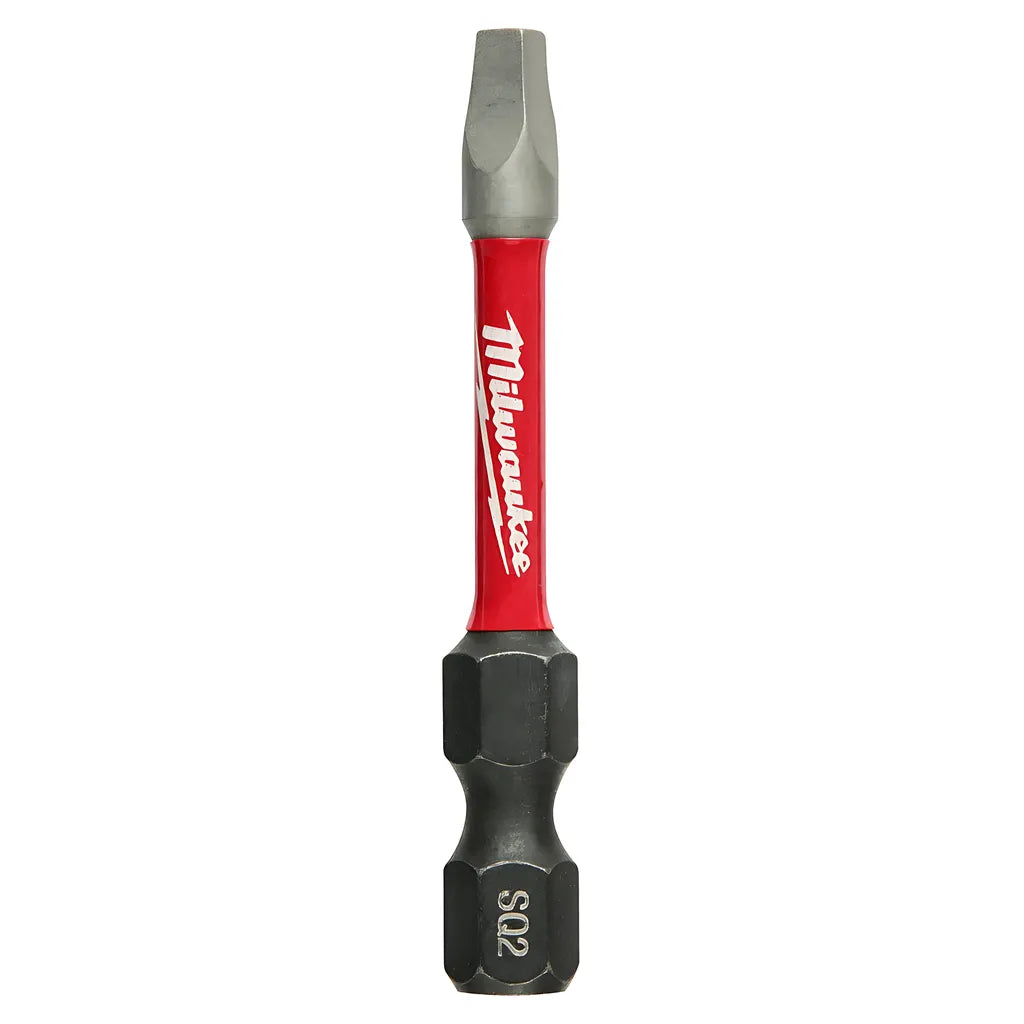 Shockwave 2 In. Impact Square Recess #2 Power Bits-Milwaukee-48-32-4606-11102