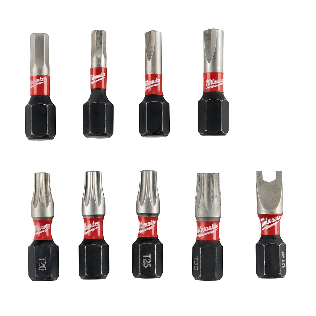 Shockwave Impact Security Insert Bit Set - 9Pc-Milwaukee-48-32-4620-11716