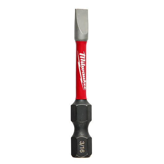 Shockwave 2 In. Impact Slotted 3/16 In. Power Bits-Bulk 25-Milwaukee-48-32-4757-11093