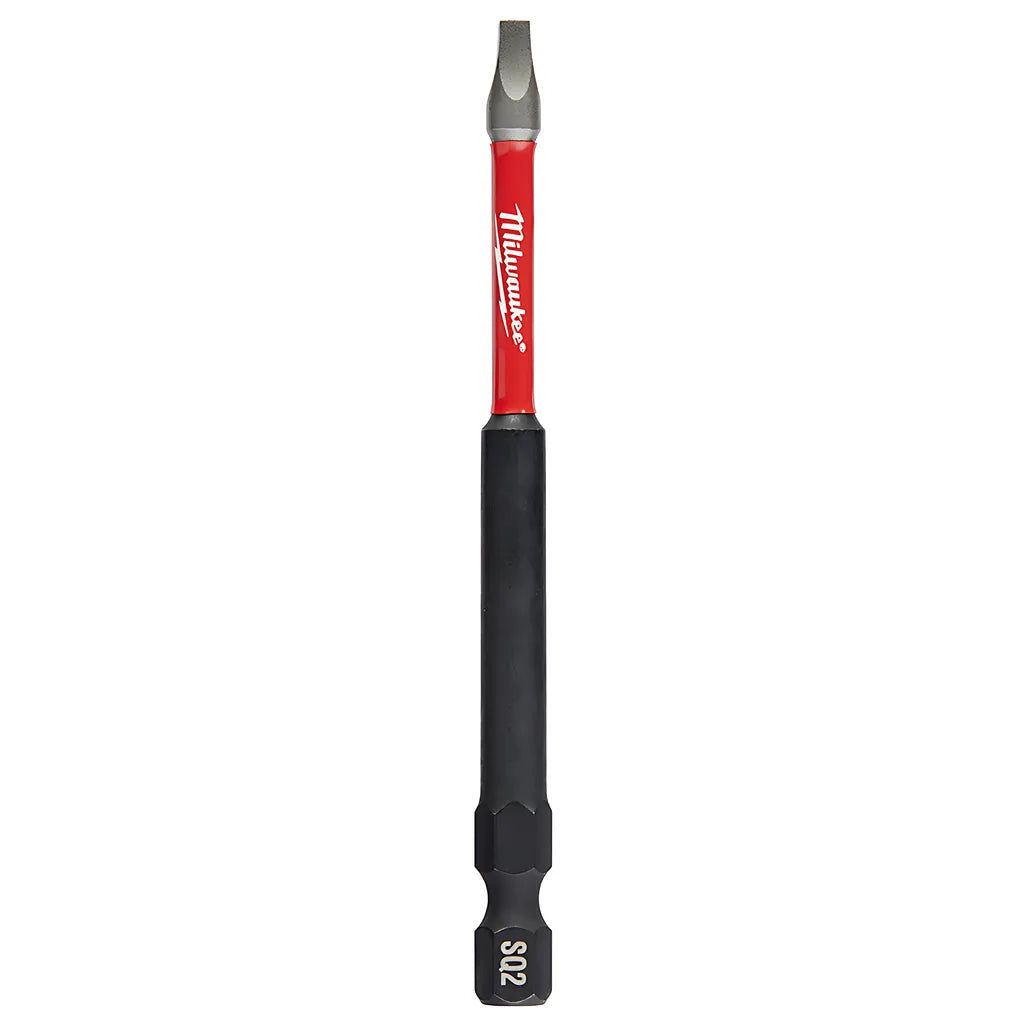 Shockwave 3-1/2 In. Impact Square Recess #2 Power Bits-Bulk 25-Milwaukee-48-32-4795-11209