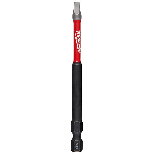 Shockwave 3-1/2 In. Impact Square Recess #3 Power Bits-Bulk 25-Milwaukee-48-32-4796-11212