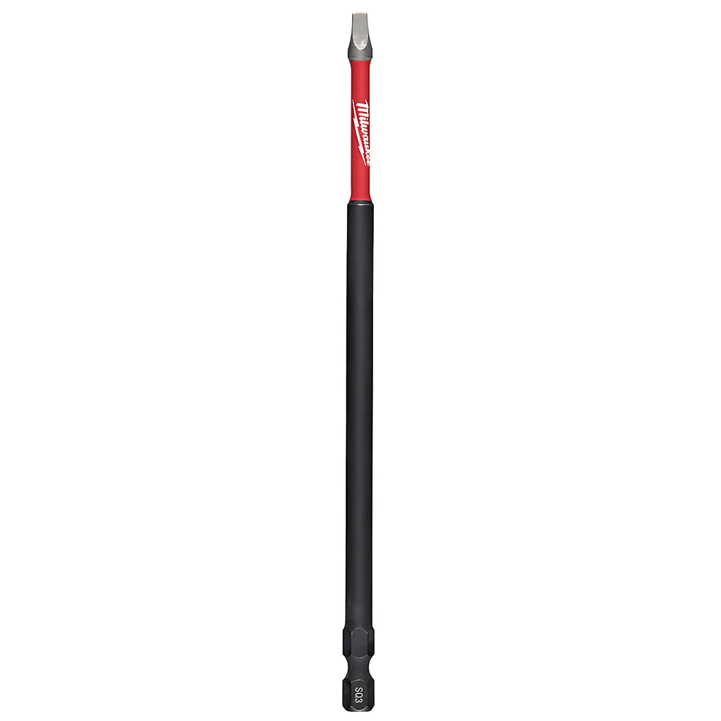 Shockwave 6 In. Impact Square Recess #3 Power Bit-Milwaukee-48-32-4809-11251