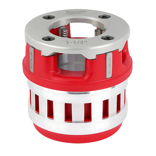 1-1/4" High Speed Npt Portable Pipe Threading Forged Aluminum Die Head-Milwaukee-48-36-1010-4318