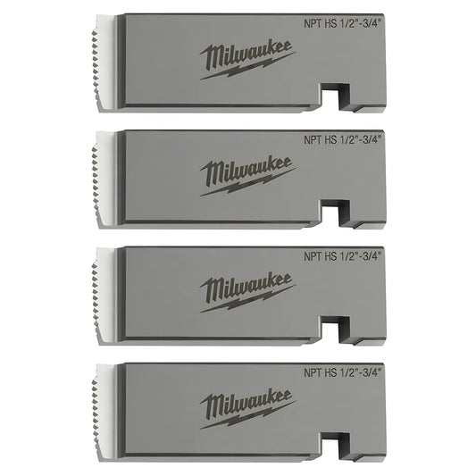 Milwaukee® 1/2"-3/4" High Speed Npt Universal Pipe Threading Dies-Milwaukee-48-36-1203-10089