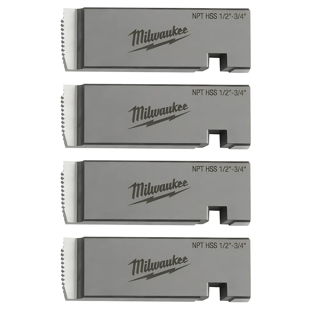 Milwaukee® 1/2"-3/4" High Speed For Stainless Npt Universal Pipe Threading Dies-Milwaukee-48-36-1205-10088