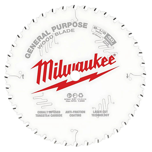 8-1/2 In. 40T General Purpose Circular Saw Blade-Milwaukee-48-40-0824-6919