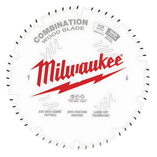 10 In. 50T Combination Circular Saw Blade-Milwaukee-48-40-1026-4013