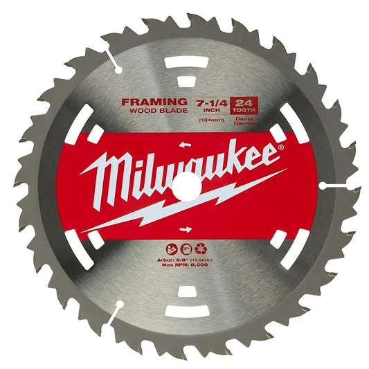 7-1/4" 24T Construction Framing Contractor Pack (25Pk)-Milwaukee-48-40-1711-6811