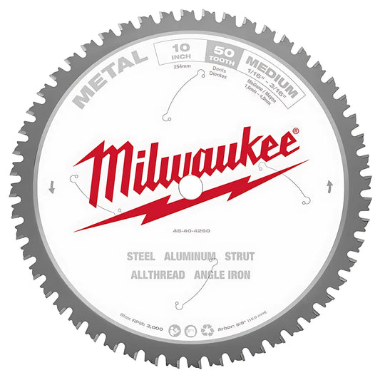 10 In. Metal Cutting Circular Saw Blade-Milwaukee-48-40-4260-4028