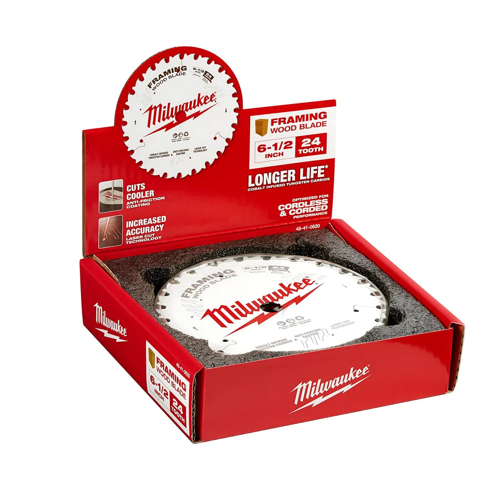 6-1/2 In. 24T Framing Circular Saw Blade-Milwaukee-48-41-0620-6623