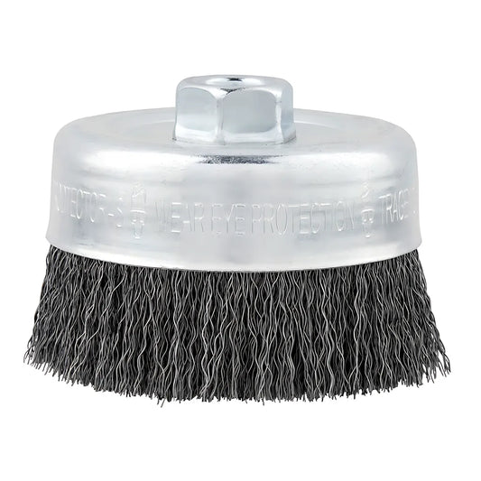 4 In. Carbon Steel Crimped Wire Cup Brush-Milwaukee-48-52-1300-5996