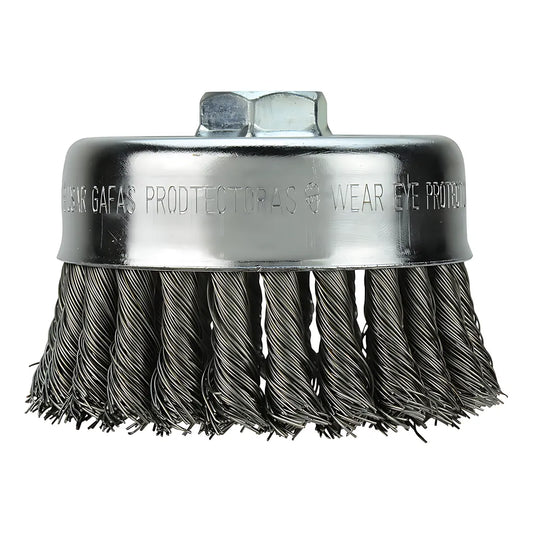 4 In. Carbon Steel Knot Wire Cup Brush-Milwaukee-48-52-1350-5999