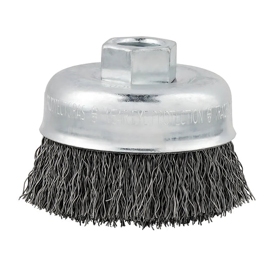 3 In. Carbon Steel Crimped Wire Cup Brush-Milwaukee-48-52-5060-5441