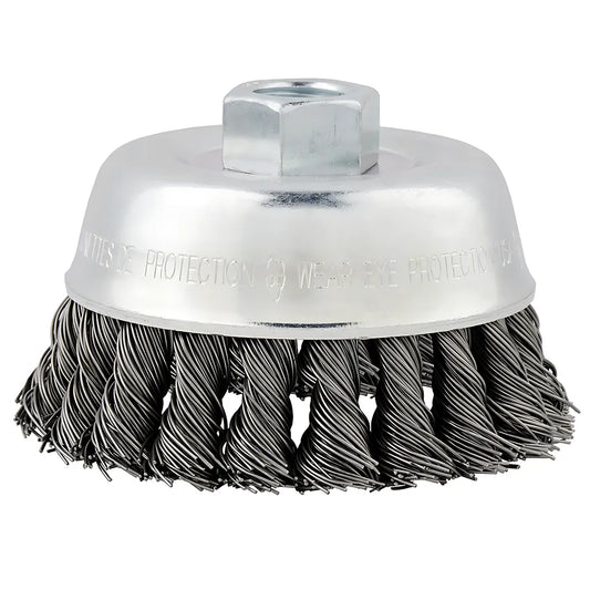 3-1/2 In. Carbon Steel Knot Wire Cup Brush-Milwaukee-48-52-5067-5853