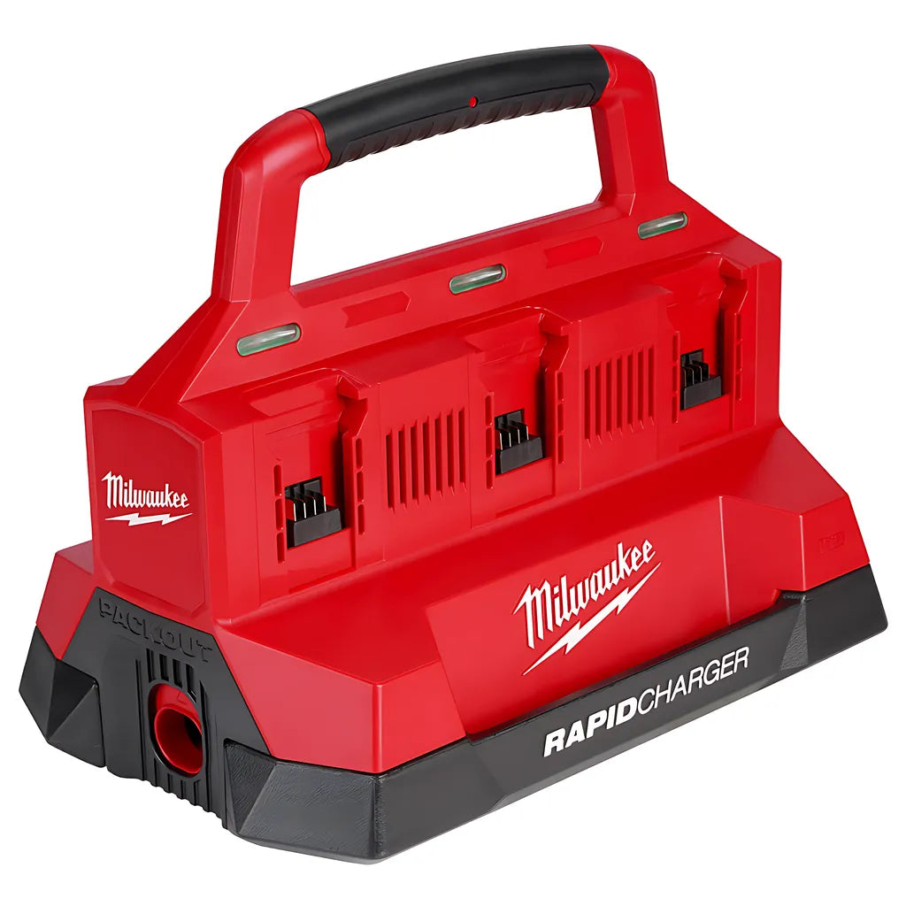 M18 Packout Six Bay Rapid Charger-Milwaukee-48-59-1809-9904