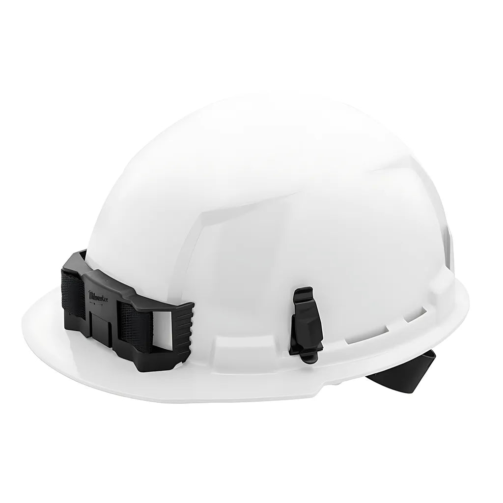 White Front Brim Hard Hat W/4Pt Ratcheting Suspension - Type 1, Class E-Milwaukee-48-73-1100-12031