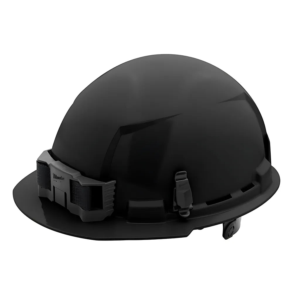 Black Front Brim Hard Hat W/6Pt Ratcheting Suspension - Type 1, Class E-Milwaukee-48-73-1130-7228