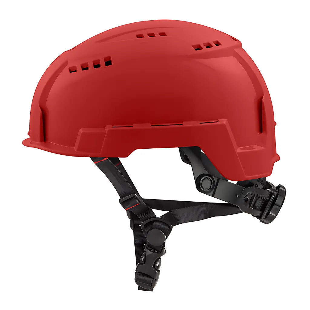 Red Vented Safety Helmet (Usa) - Type 2, Class C-Milwaukee-48-73-1308-10454