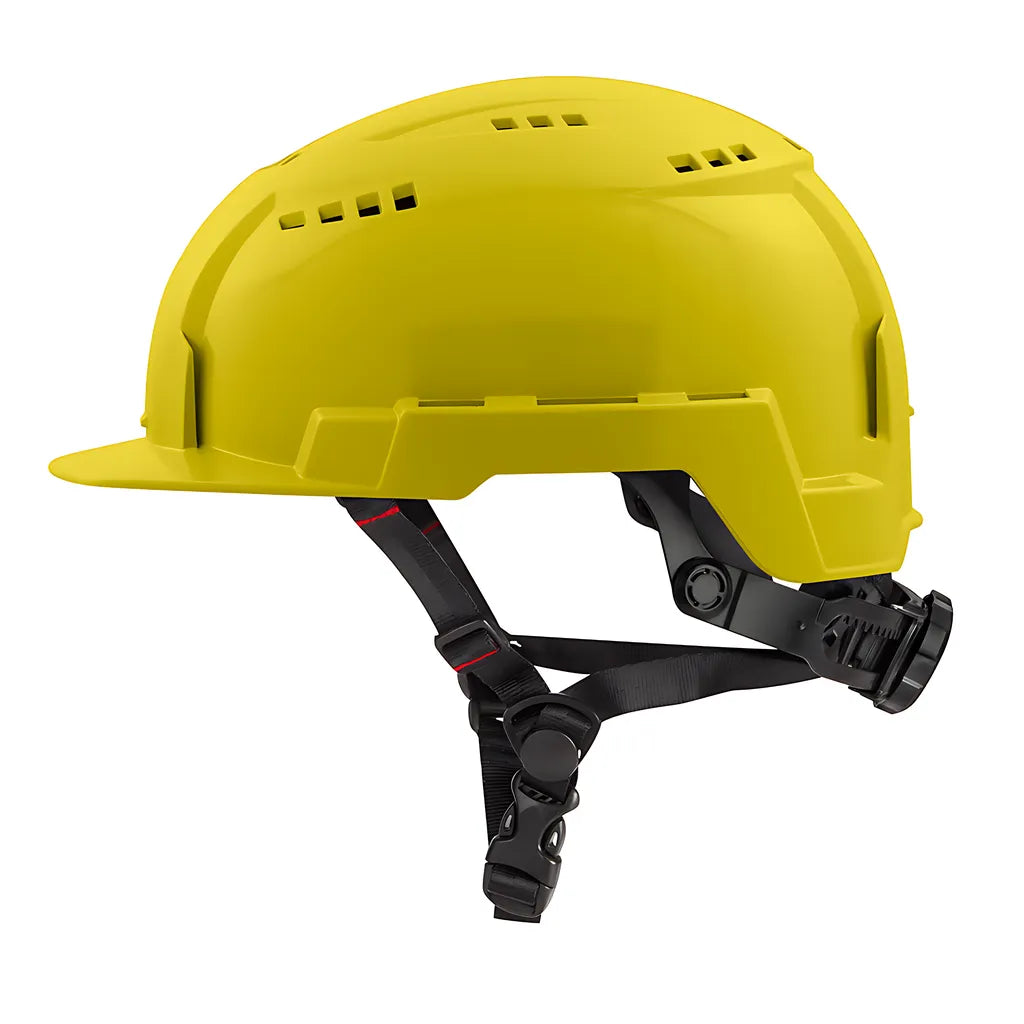 Yellow Front Brim Vented Safety Helmet (Usa) - Type 2, Class C-Milwaukee-48-73-1322-12152