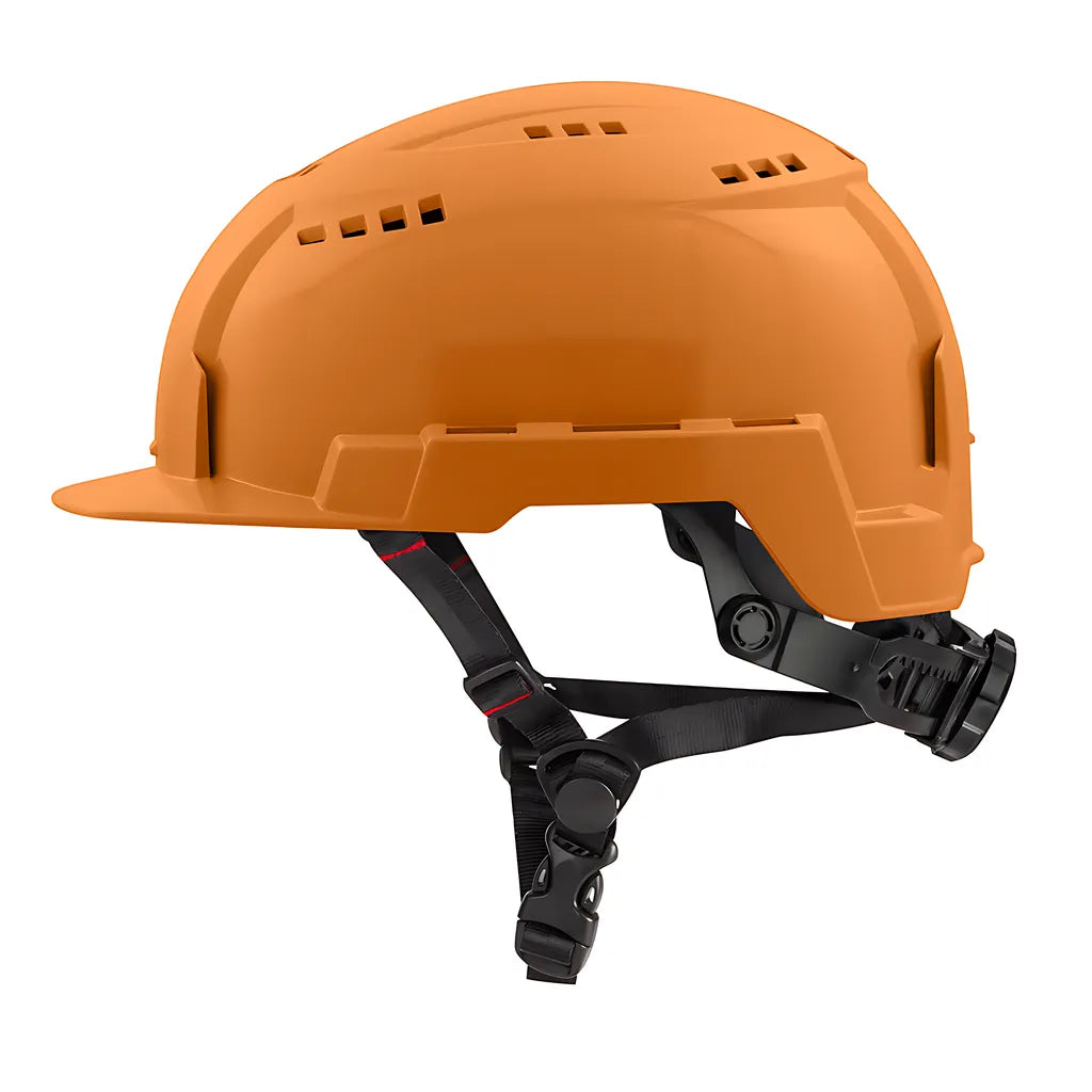 Orange Front Brim Vented Safety Helmet (Usa) - Type 2, Class C-Milwaukee-48-73-1332-10261