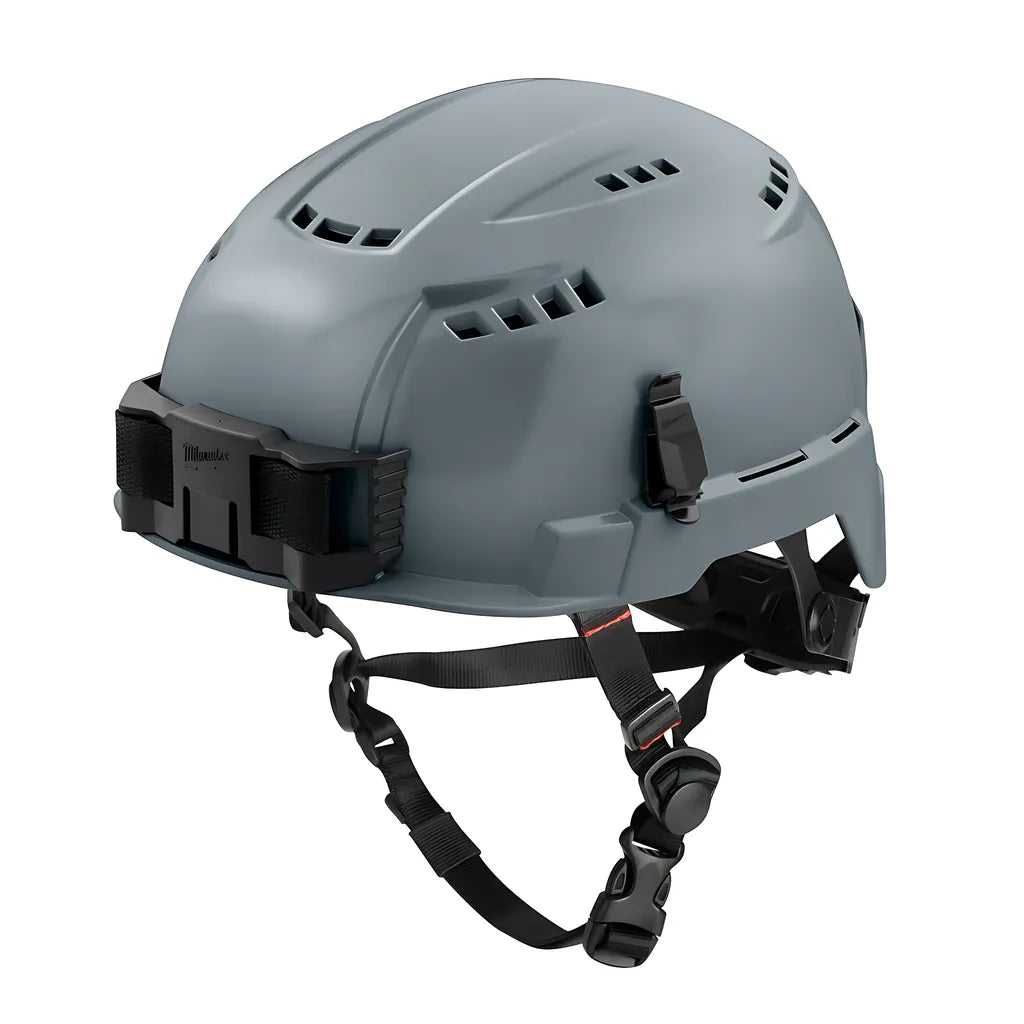 Gray Vented Helmet With Bolt - Type 2, Class C-Milwaukee-48-73-1334-8164