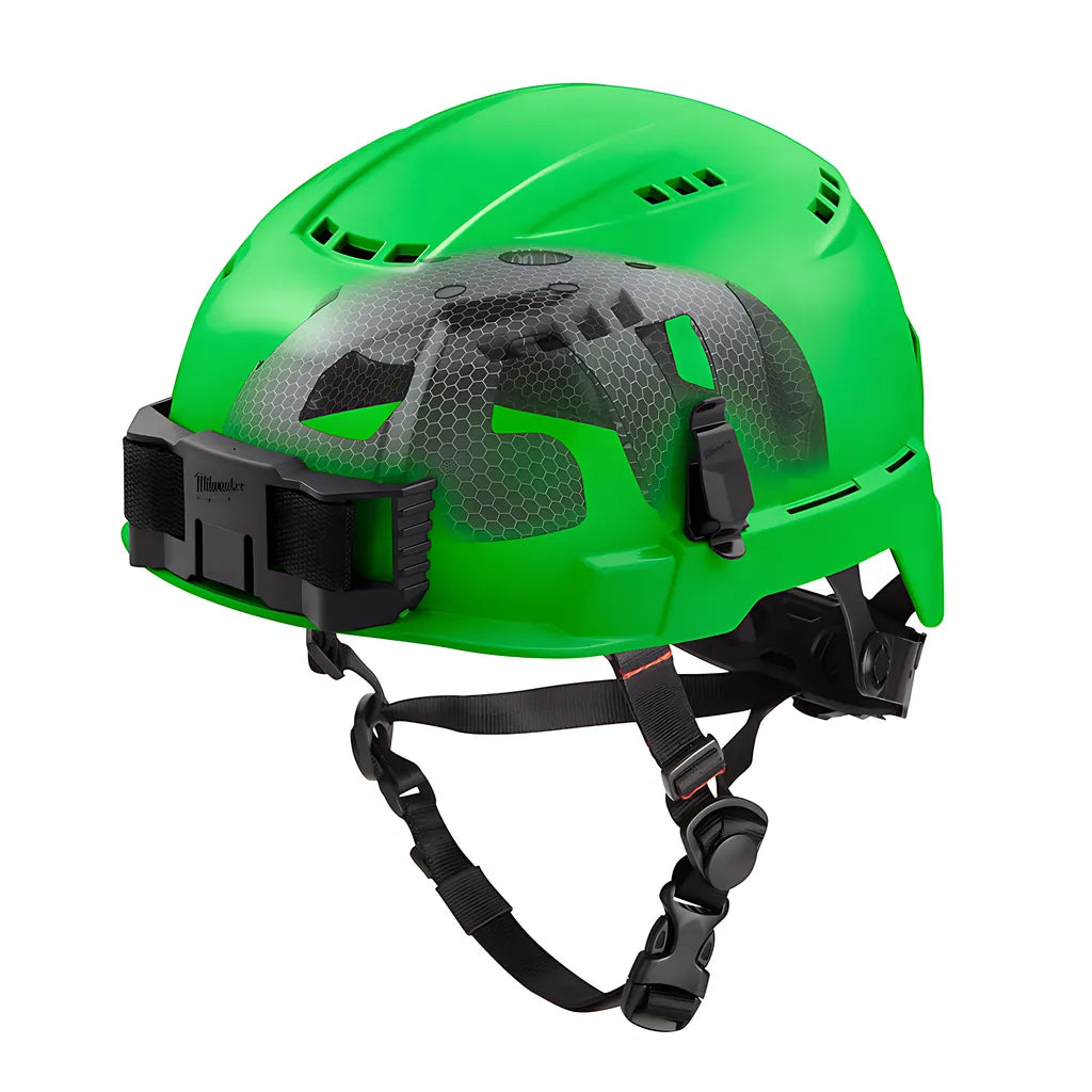 Bolt Green Vented Safety Helmet With Impact Armor Liner (Usa) - Type 2, Class C-Milwaukee-48-73-1356-7291