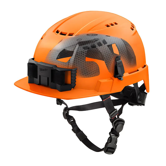 Bolt Orange Front Brim Vented Safety Helmet With Impact Armor Liner (Usa) - Type 2, Class C-Milwaukee-48-73-1376-7296