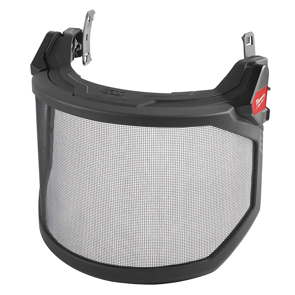 Bolt Full Face Shield - Metal Mesh (Compatible With Milwaukee® Safety Helmets & Hard Hats)-Milwaukee-48-73-1430-7279