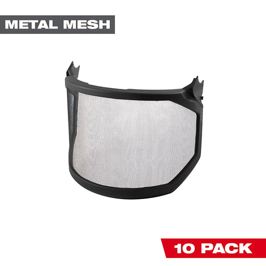 10Pk Mesh Shield Replacement (Helmet & Hard Hat Mount)-Milwaukee-48-73-1433-4162