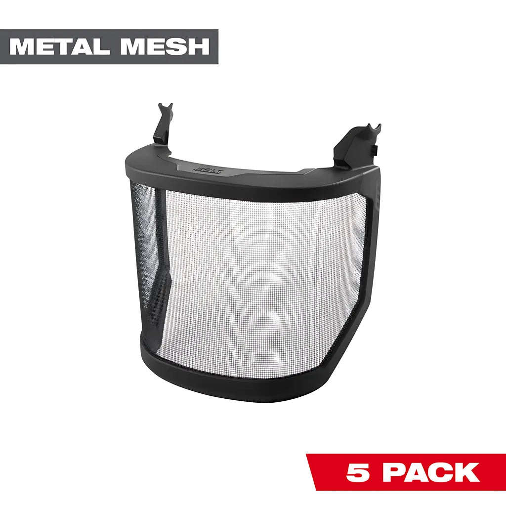 5Pk Mesh Shield Replacement (No-Brim Helmet Only Mount)-Milwaukee-48-73-1434-6457