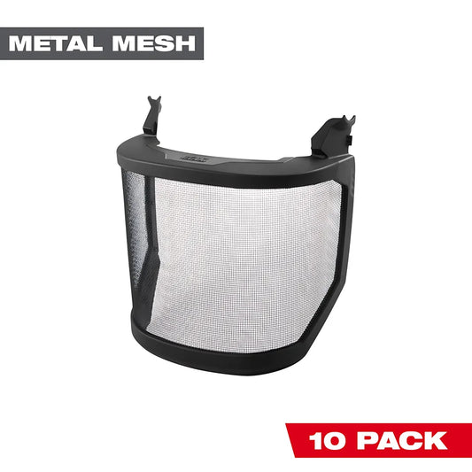 10Pk Mesh Shield Replacement (No-Brim Helmet Only Mount)-Milwaukee-48-73-1435-4163