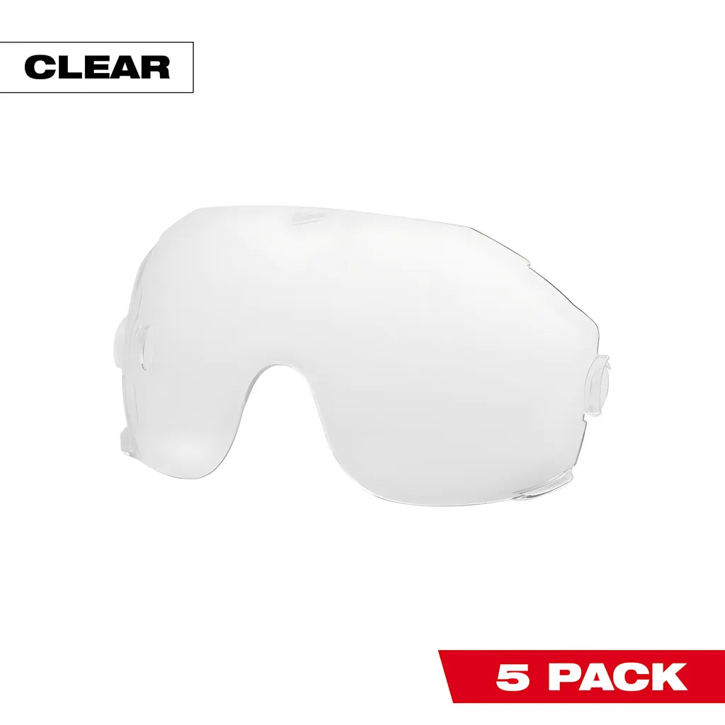 5Pk Clear Eye Visor Replacement Lenses-Milwaukee-48-73-1450-6451