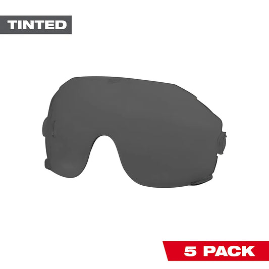 5Pk Tinted Eye Visor Replacement Lenses-Milwaukee-48-73-1452-6458